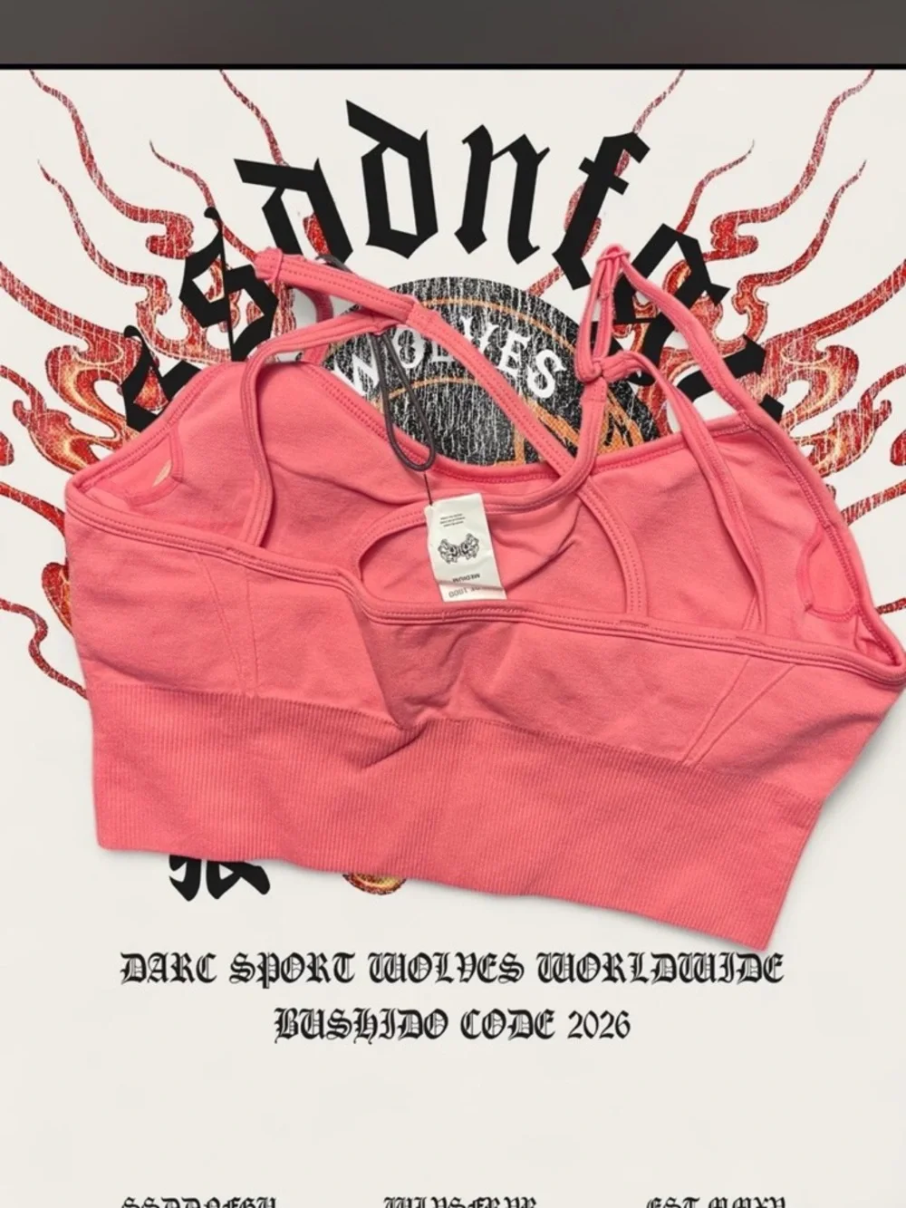 SINGLE WOLF EVERSON HUXLEY SEAMLESS BRA DARC SPORT BNWT